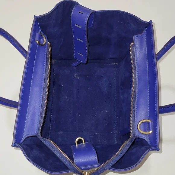 Cobalt Blue designer Inspired Handbag - Picture 6 of 15
